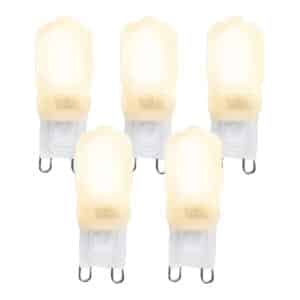 Set mit 5 G9-LED-Lampen CUTE PC 2W 200 lm 2700K