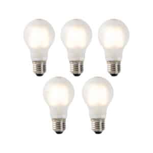 5er Set E27 LED Glühlampen Milchglas A60 2W 180 lm 2700K