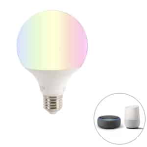 Intelligente dimmbare E27-LED-Lampe G95 11W 900 lm 2200-4000K RGB