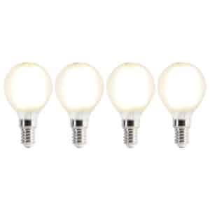 Set mit 4 E14 LED-Lampen P45 matt 3