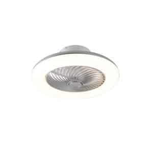 Design Deckenventilator silber dimmbar - Clima