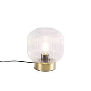 Art Deco Tischlampe Messing - Karel