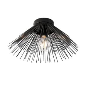 Art Deco Deckenlampe schwarz - Besen