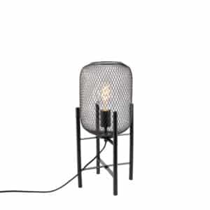 Moderne schwarze Tischlampe - Bliss Mesh