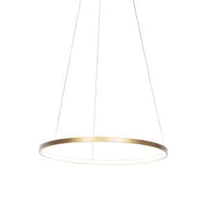 Moderne Ringpendelleuchte gold 60 cm inkl. LED - Anella